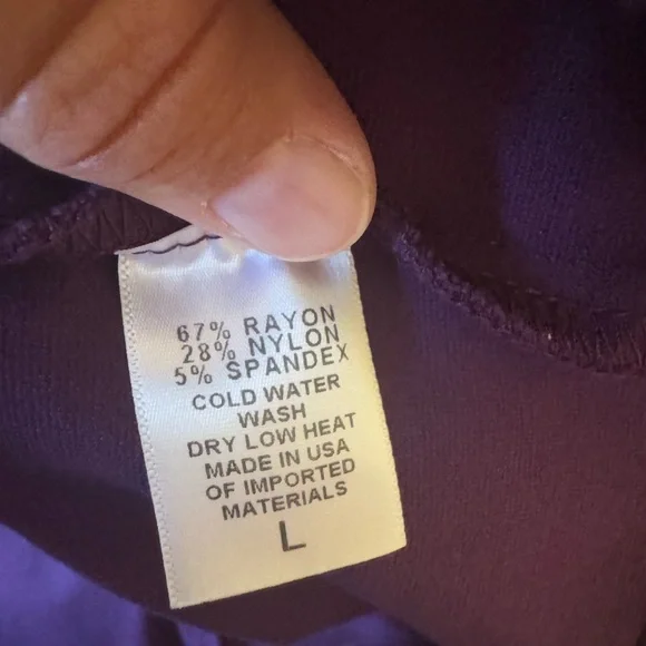 Purple crop top - Picture 4 of 4